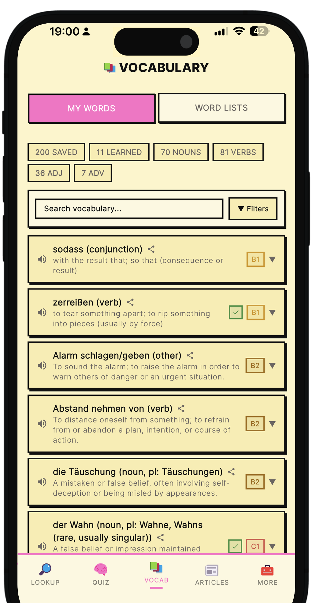 Save what matters — Prägen app screenshot
